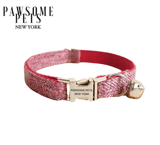 DOG & CAT COLLAR - ROSE MAUVE-0